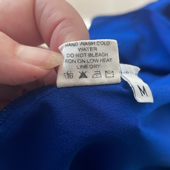 Rebecca Hampton Royal Blue Layered Top. EUC - Picture 6 of 7